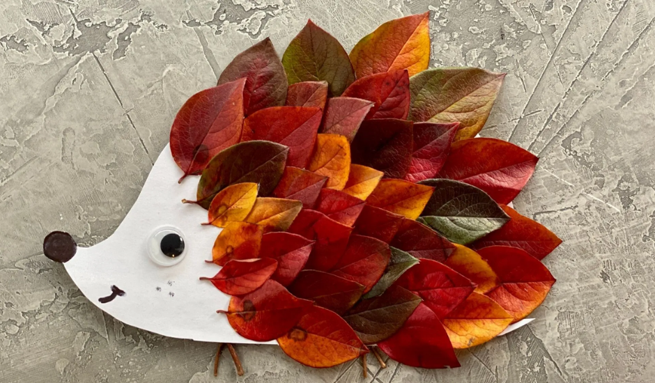 Mon petit hérisson en feuille d'automne - Fribourg Sud