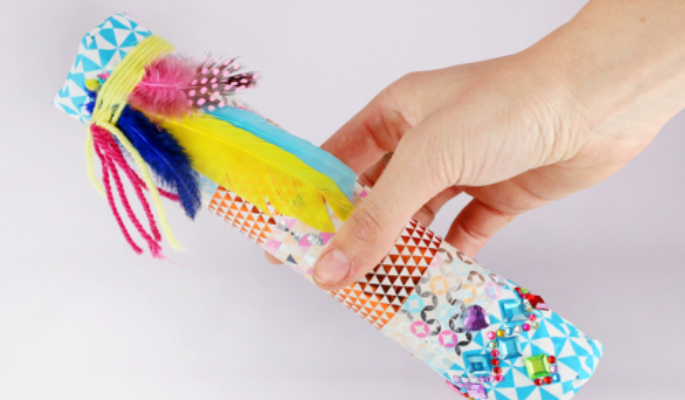 Crée ton bâton de pluie - Cristal Centre